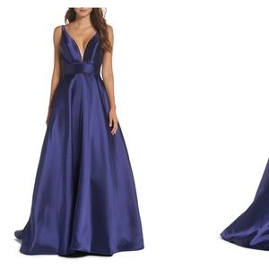 Formal gown, maxi dress, Ballgown, open back gown